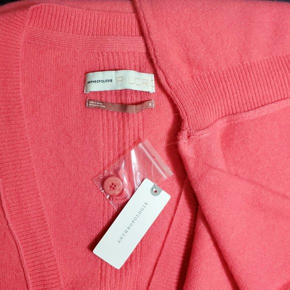 Anthropologie Pilcro Kelly Boyfriend Cashmere Cardigan - Picture 6 of 9